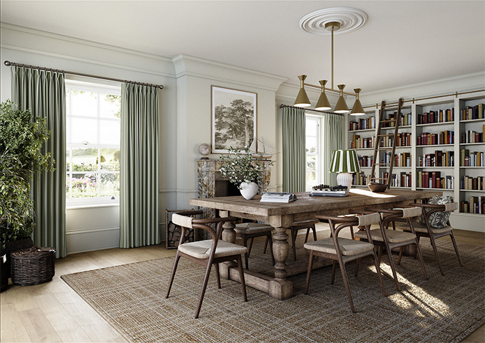 The British Stripe Co. Charles, Highlands No.1 - Made to Measure Curtains - Image 7